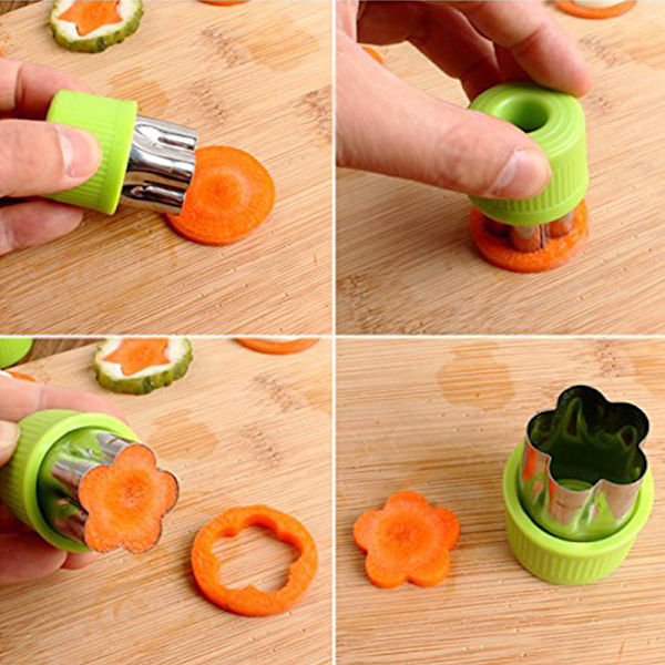 6/9 st Rostfria Matlagningsverktyg Grönsaker Frukter Köksverktyg[f2] 9pcs/green