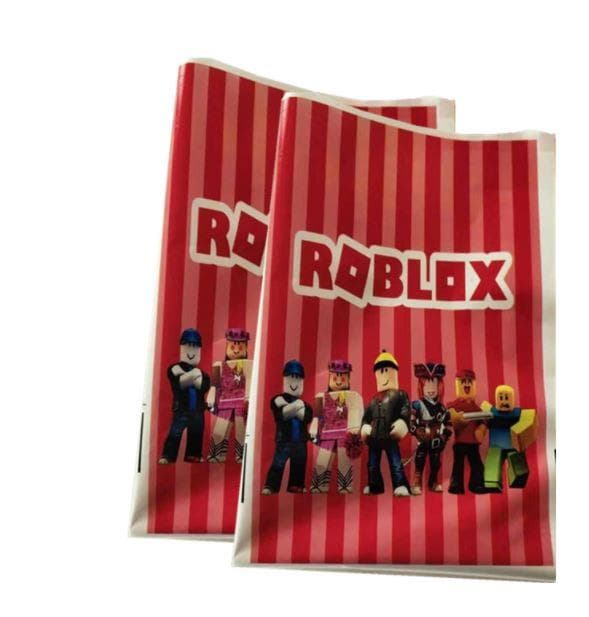 Roblox Barnkalas Födelsedagsdekorationer Servis (10 st Godispåsar){wh}