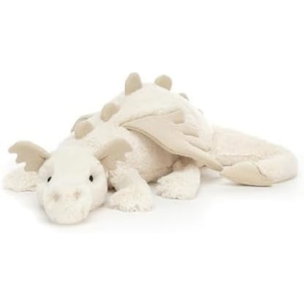 Jellycat Snödrake Gosedjur, Enorm 66 cm - Mytisk Plyschleksak - Klassisk Barngåva{f199}
