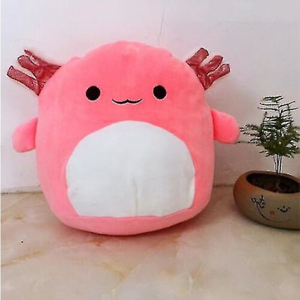 S Axolotl Pehmolelu 20/30/40cm Nukkea Leikkikalu Super Pehmeä Tyyny Täytetty Lahja Ruusunpunainen Rose Red 40CM