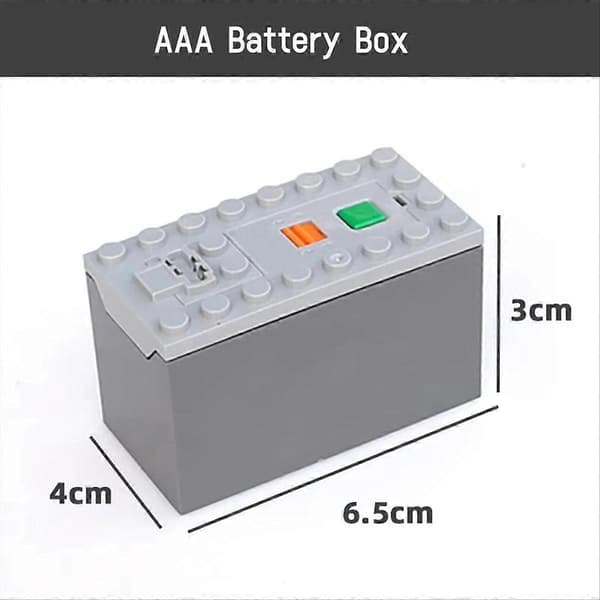 9V AAA batterilåda för Power Functions Technology PF Blocks 88000 Functions för Rob{h}