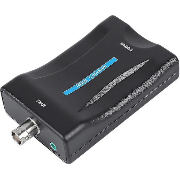 Koaksial til HDMI Adapter BNC til HDMI Konverter Koaksial til HDMI Konverter for TV Antenne 1080p/720p HD Skjerm Video Adapter