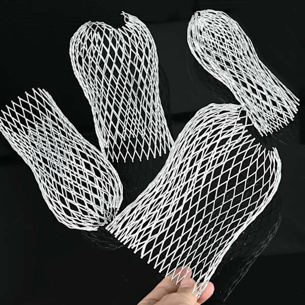 4 kpl kourukoreja, uudet pyöreät alumiiniputket laajennettavat suodatinkourukorit, lehtisiivilä kourusuoja peittää alasputken 4 Pack New Round Head