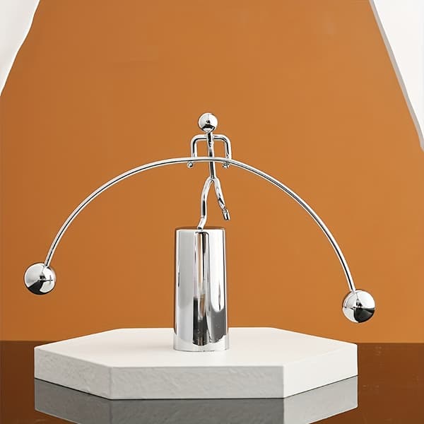 Newtons Vugge Fysik Ornament - Skrivebords Stressaflastning Large Single Foot