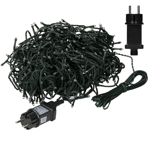 Fast lys - Ikke specificeret - 240 LED - Varm hvid - 21m - Indendørs/Udendørs Grøn(F2) Grön, Vit