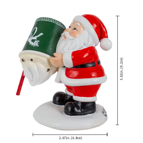 Julelandsbytilbehør Figurer for barn som leker Scenedekorasjon Hjem Peis Julepynt Santa with Cup