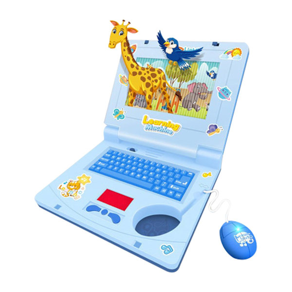 Børnecomputer Laptop Pædagogisk Læringslegetøj Gave Til Drenge Piger blue