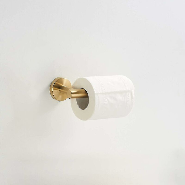 Toiletpapirholder i rustfrit stål 304, børstet messing - liuyue(F2)