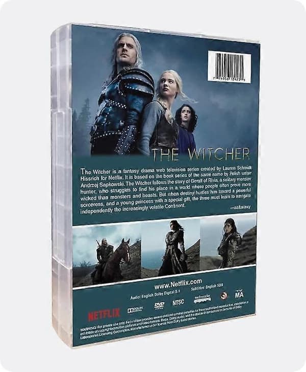 {hw} The Witcher Sæson 1-3 Engelsk Version Blu-ray HD TV-serie 9-Disc Box Set