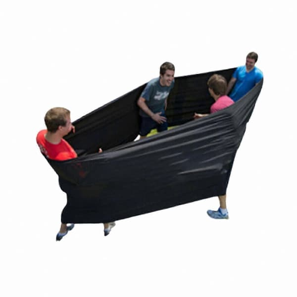Trænings Lycra Tube Stor Kompressions Modstandsbånd til Teambuilding Øvelser Sensoriske Aktiviteter black 600x75CM