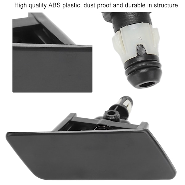 Bilvask spyledyse for frontlykter 6438F4 erstatning for Peugeot 307 2004‑2013 høyre
