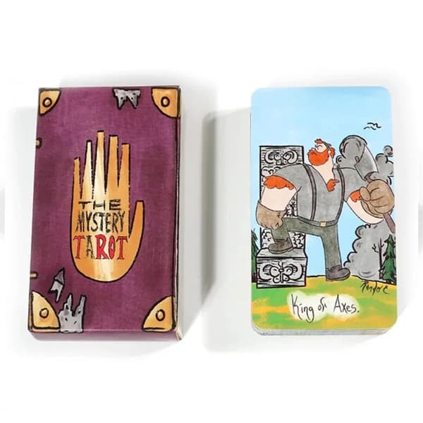 The Mystery Tarot Deck Gravity Falls-inspirert 78 kort engelsk versjon Divination Tarot brettspill(f2)