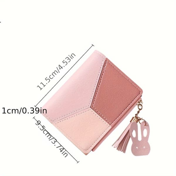 Minimytsväska Dam Kortfodral Liten Plånbok Mode Kompakt Clutch Blue