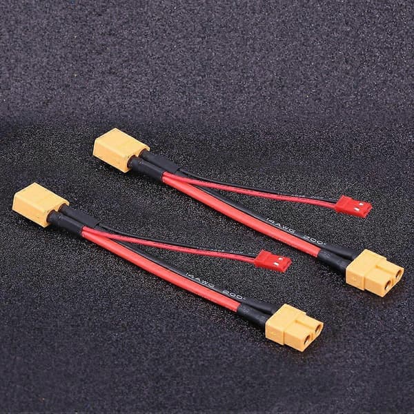 2 kpl/setti XT60 naaras - XT60 uros & JST urosliitin adapterikaapeli RC-lisävaruste