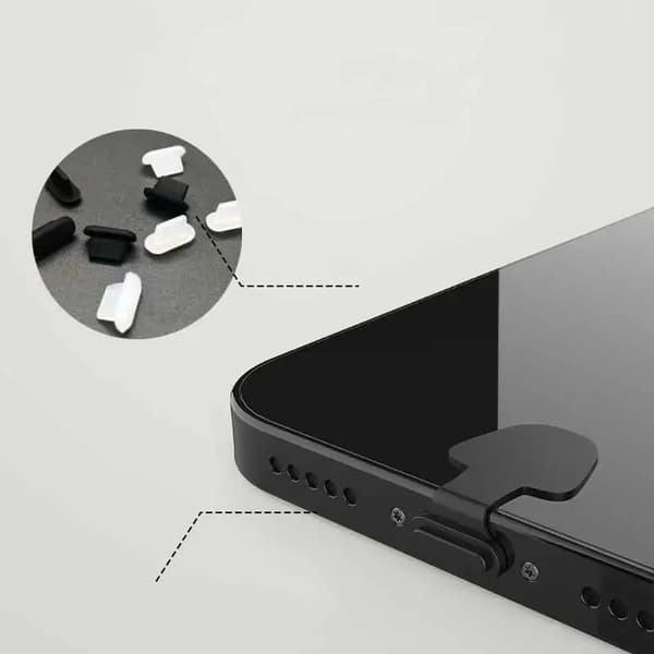 10 kpl USB C Pölysuoja, Type C Latausportin Suoja iPhone 15 Pro Max 15plus Xiaomi Samsung Pölysuoja {wh}
