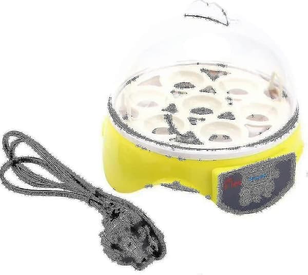 Automatisk 7-ægs rugemaskine med digital styring og automatisk vendemekanisme