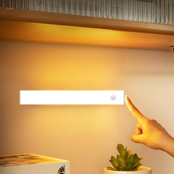 LED skåplampa laddning mänsklig kropp induktionsljusremsa garderobslampa sovrum sovsal nattlampa magnetremsa