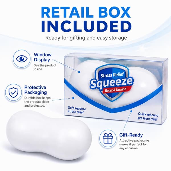 Sprø Smør Squishy Stick ASMR Sakte Stigende Perlefylt Klemme Skrivebordsdekorasjon Gaver til Voksne (Såpe) Soap