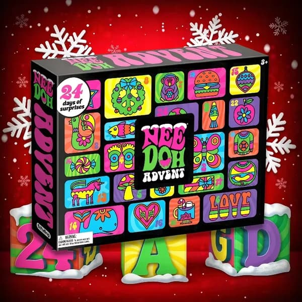 Julekalender 24 dagers nedtelling med leker Gave til barn, familie og venner 10 Days