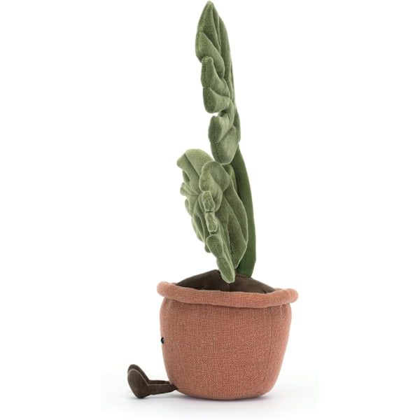 Jellycat Amuseables Krukväxt Monstera Gosedjur, 43 cm - Växtplysch - Rolig Inredning & Gåva{F2}