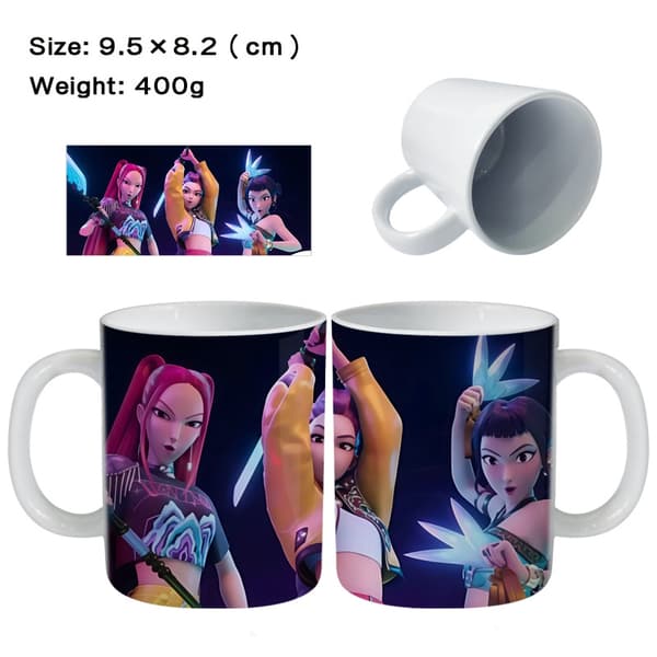 Kpop Demon Hunters Keramisk Mugg Söt Idol Fan Kopp 350ml Kaffemugg Present Samlarobjekt*MKB-0149* MKB-0149