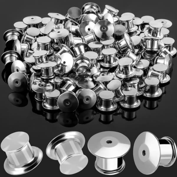 50 st Låsstift Baksidor Pins Emaljnålar{HH}