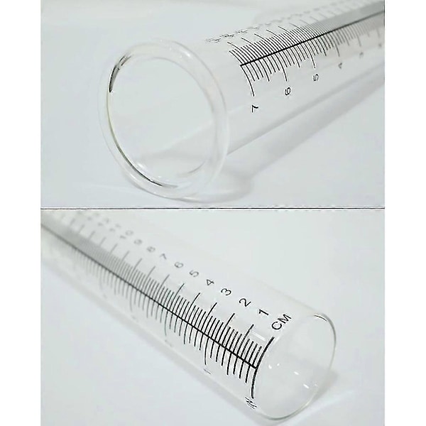 Högpresterande ersättningsrör för regnmätare, vattenmätningsverktyg i glas, lämplig för trädgård och utomhusbruk{F2} 6 inches