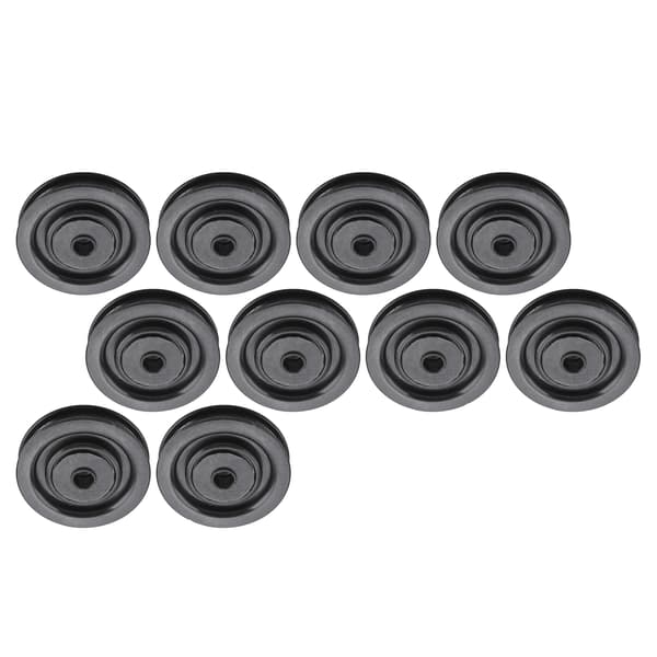 10 kpl Universaali hihnapyörä 90mm Nylon Laakeri Ydin Kuntoilu Nostolaite Tarvikkeet{wh}