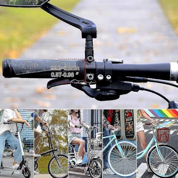 {hw} Cykel Backspegel 2023 - Explosionssäker, Justerbar, Stor Lins Backspegel För Mtb Cykel