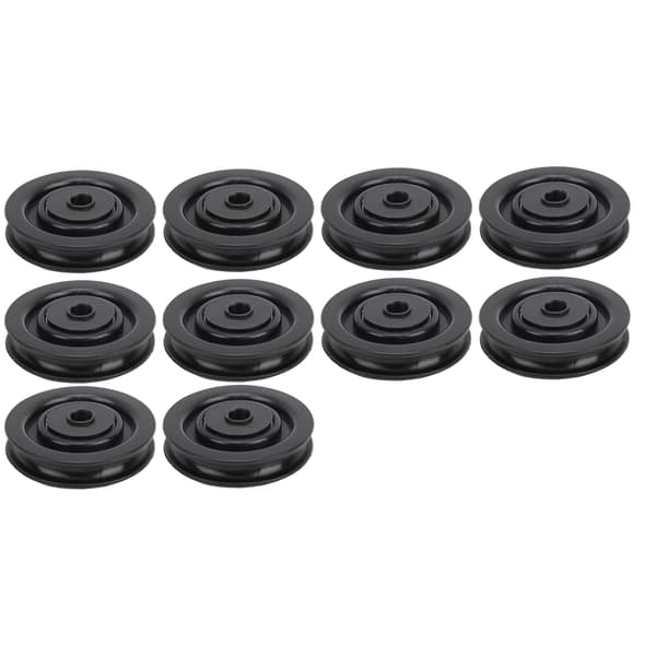 10 kpl Universaali hihnapyörä 90mm Nylon Laakeri Ydin Kuntoilu Nostolaite Tarvikkeet{wh}