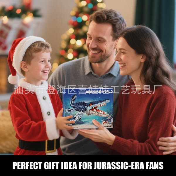 Dinosaur Byggeklodser Model – Mosasaurus Samlelegetøj Mosasaurus