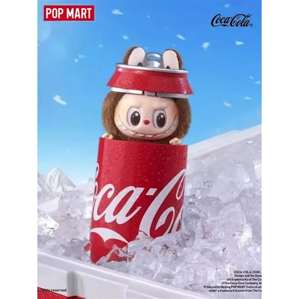 The Monsters Spennende Macaron Plyschdokker Figur Leker Blind BoxesAuthentic POPMART The Monsters Labubu Coca-Cola Plysj 1 Blind Box Figur leketøy!