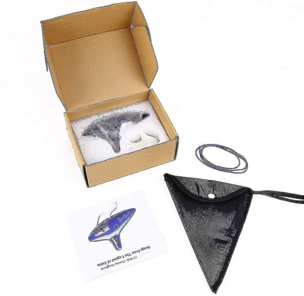 Zelda Ocarina med sangbok, 12-hulls Alto C Zelda Ocarinas{f2}