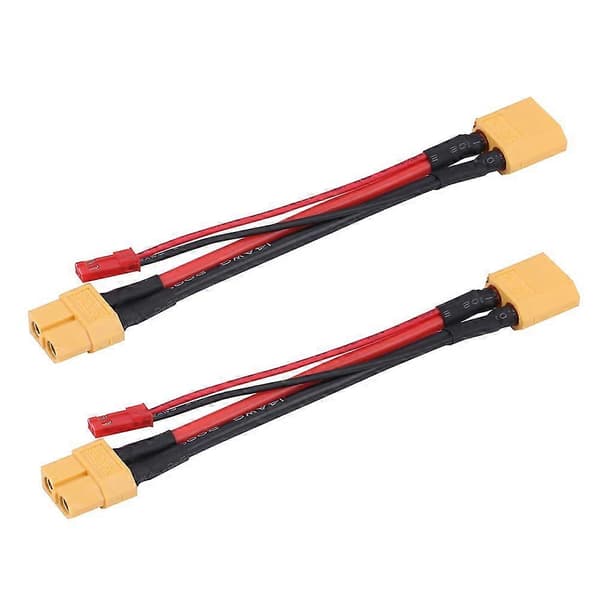 2 stk./sæt XT60 hun til XT60 han & JST han-stik adapterkabel RC tilbehør