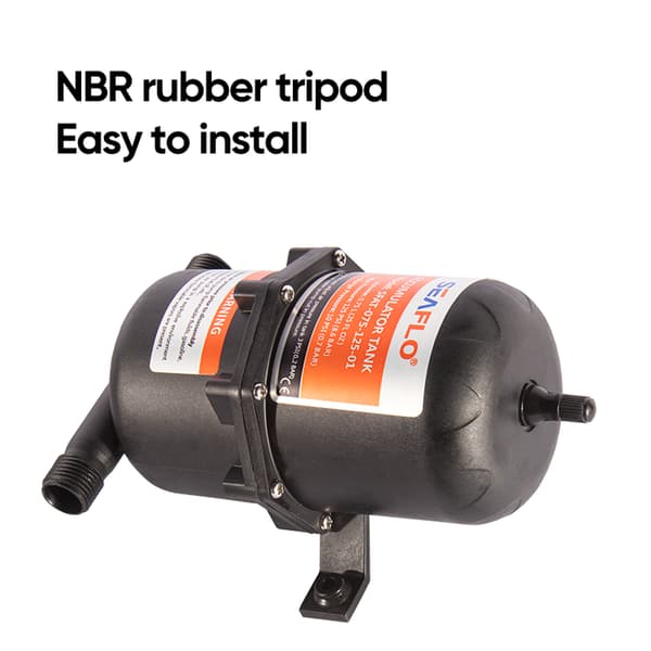 0,75 liters trykksatt akkumulator vannpumpe med flytkontroll 125 psi