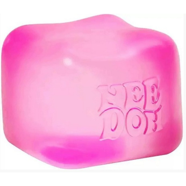 Terning Squishy Stresslegetøj – Sensorisk Fidget Legetøj Angstlindrende Klemmelegetøj pink