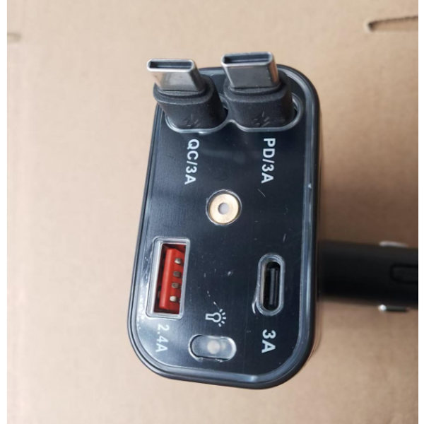 Biloplader USB Hurtigopladning – Biltelefonopladeradapter*Stjernehimmel Lampe [Type-C + Type-C]* Starry Sky Lamp [Type-C + Type-C]