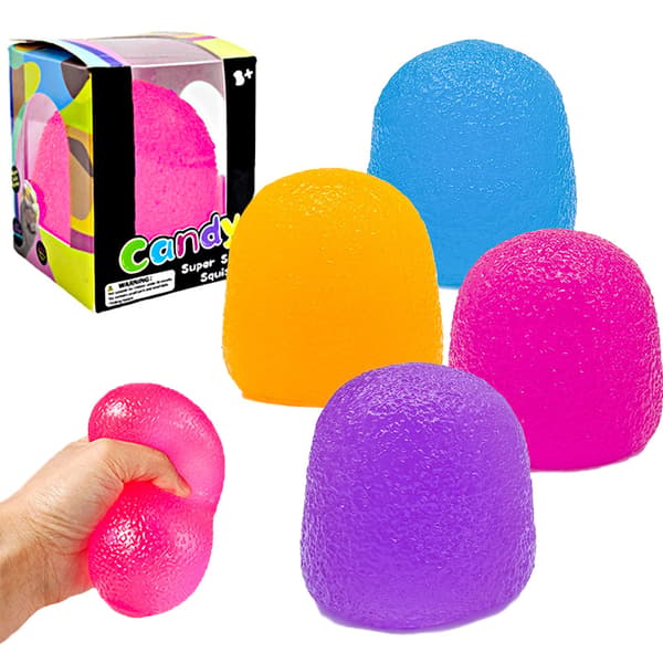 Vattendroppe Stressboll – Sensorisk Klämleksak Ångestlindring Greppleksak 1st**4cm texturerad boll 4cm textured ball