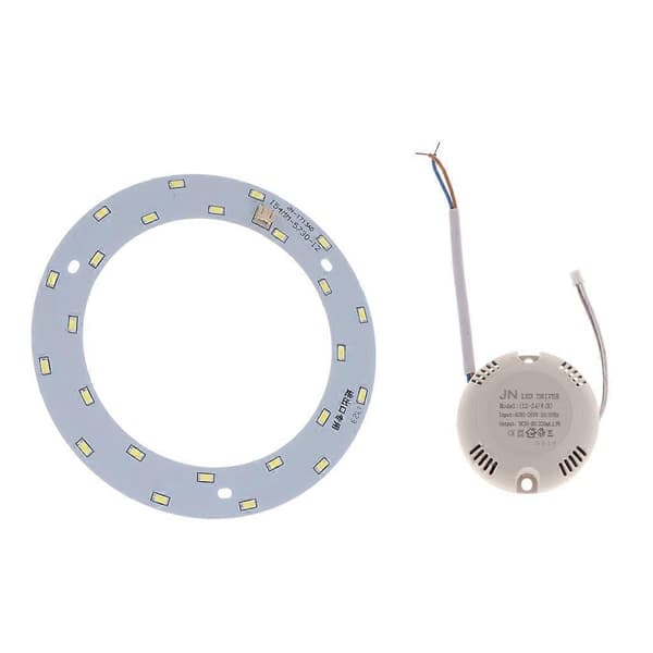 5730 LED-modulkälla med drivrutin taklampa vit 12W 220V
