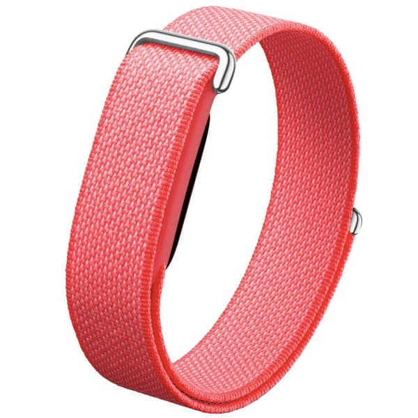 Google Fitbit Nylon borrelåsbånd Berry
