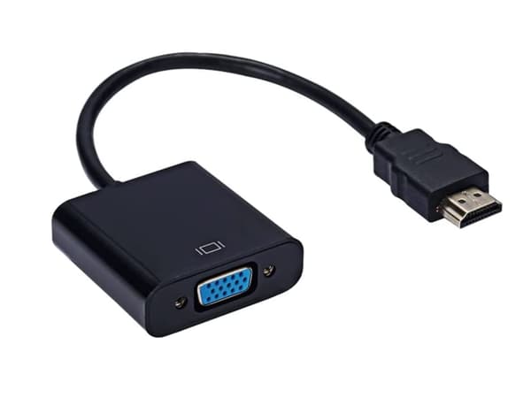 HDMI-VGA-sovitinmuunnin HDMI-VGA-sovitin Full HD 1080P musta YEMAESRE(f2)