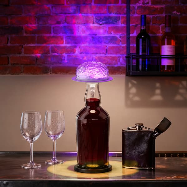 Viinipullolamppu RGB + Kosketusohjaus - Ladattava LED