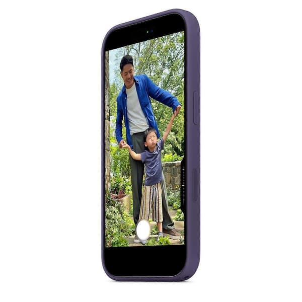 Deksel til iPhone 17, kompatibelt med MagSafe, flytende silikon, bakdeksel (h}) Multicolor Purple Fog