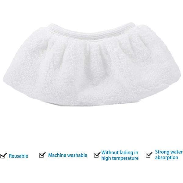 8-pack mikrofiberduk överdrag för Kärcher ångtvätt SC1 SC2 SC3 SC4 SC5 CTK10 handmunstycke tillbehör{F2}
