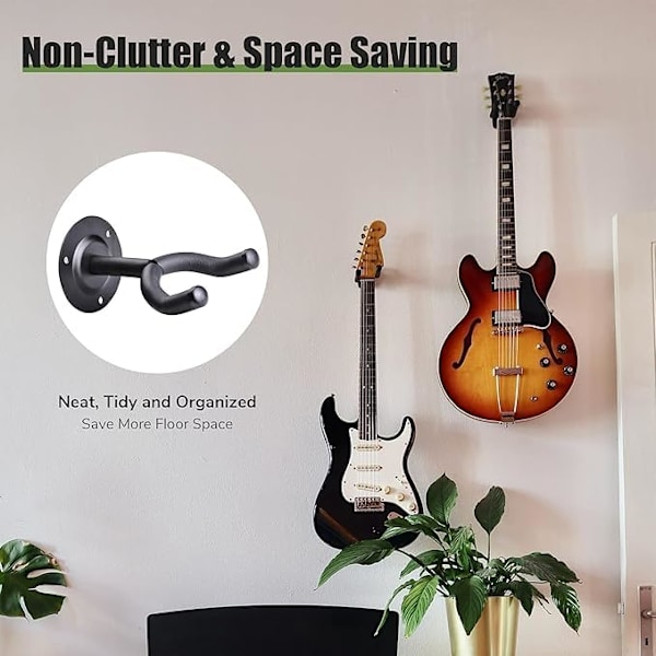 Gitarrställ - Set om 6 - 3 Plektrum - Akustiskt Gitarrställ - 1 Gitarrband - Gitarrställ - Gitarrtillbehör