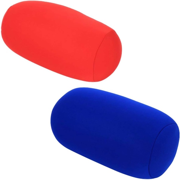stk Sylindrisk Pute Komfort Rullpute Mikroperler Jelly Bea