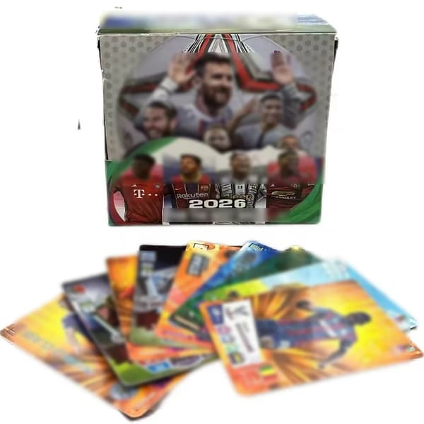 2026 VM Fotballstjernekort 288 STK Fotballspiller Samlekort