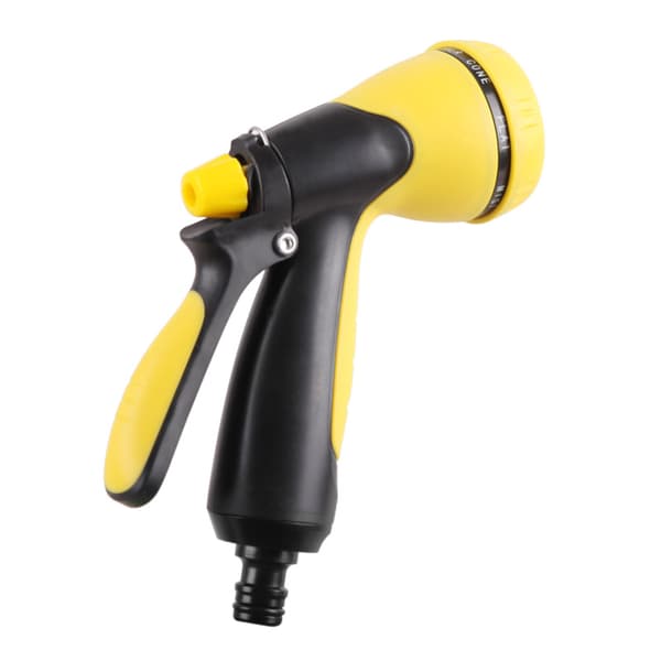 Havesprøjtedyse-sæt – Justerbar Vandspreder til Slange Bilvask Have**Gul [Standardversion] Yellow [Regular Version]