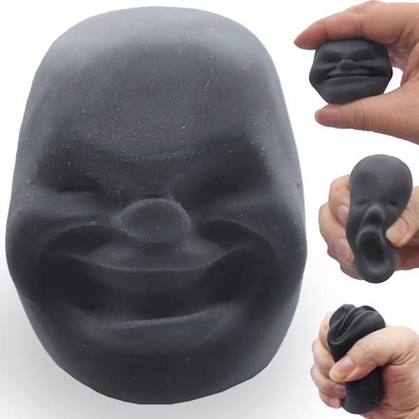 Squishy Fidget Sensorisk Stress Människoansikte Leksaker för Vuxna Tonåringar