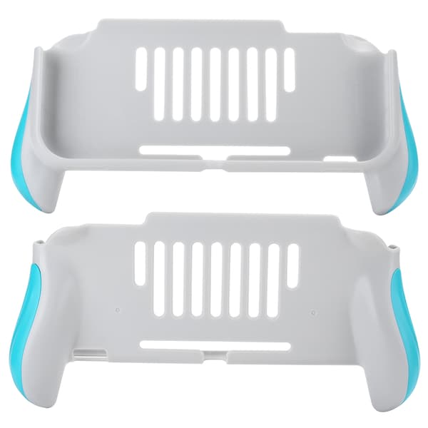 ABS Blå Spillekonsol Greb Knap Cover Hærdet Glas Beskyttelsessæt til Switch Lite{F2}